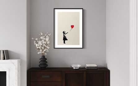 Banksy, ‘Girl with Balloon (unsigned)’, 2004
