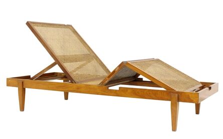 Carlo Fongaro, ‘Chaise Longue in Peroba wood and cane’, ca. 1960