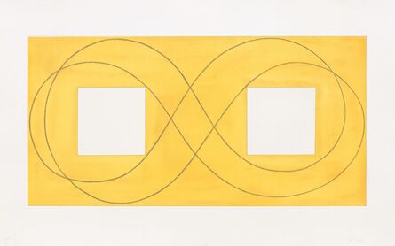 Robert Mangold (b. 1937), ‘Double Square Frame I’, 2015
