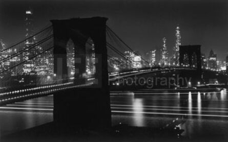 Andreas Feininger, ‘Brooklyn Bridge at Night’, 1948