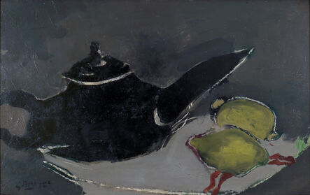 Georges Braque, ‘Théière noire et deux citrons’, 1948 