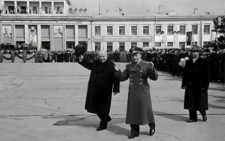 Leonid Lazarev, ‘Moscow. Vnukovo. Nikita Khrushchev - Yuri Gagarin. April 14, 1961’, 1961