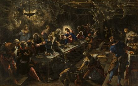 Jacopo Tintoretto, ‘Last Supper’, 1590-1592