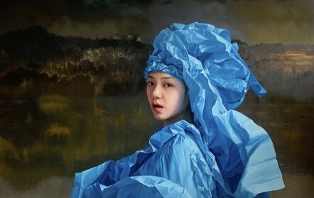 Zeng Chuanxing, ‘Blue Paper Bride’, 2021