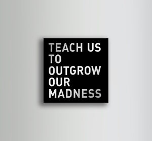 Teach us to Outgrow our Madness