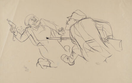 George Grosz, ‘With Heart and Hand for the Fatherland/Mit Herz und Hand fürs Vaterland’, 1927