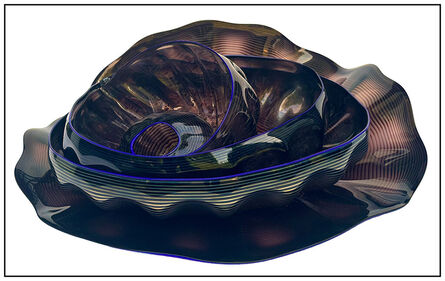 Dale Chihuly, ‘ Piece Persian Set with Cobalt Lip Wraps’, 21st century 