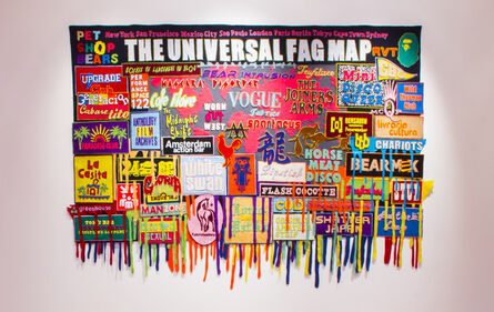 Jody Paulsen, ‘The Universal Fag Map (I Search the World For You)’, 2013