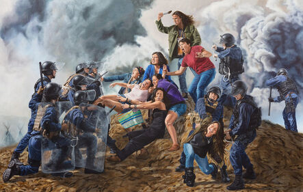 Kent Monkman, ‘With Our Bodies We Protect the Land’, 2018
