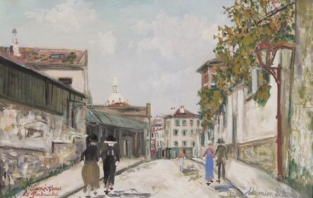 Maurice Utrillo, ‘Le Sacré-Cœur de Montmartre et la Rue Norvins’, ca. 1926-27