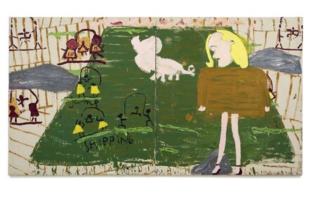 Rose Wylie, ‘Pig Painting’, 2016