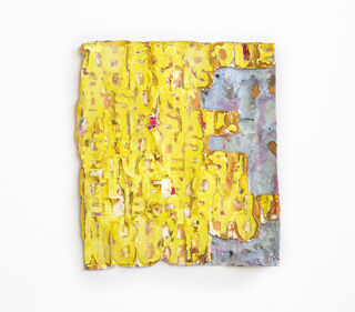 Nitzan Mintz, ‘Yellow on Blue’, 2019