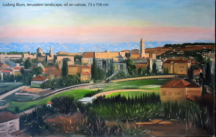 Ludwig Blum, ‘Jerusalem Landscape’, 1929