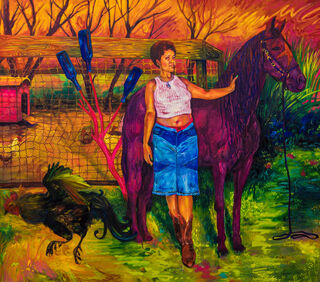 Sheherazade Thenard, ‘Blue Bottle’, 2023