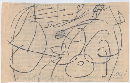 Joan Miró, ‘Femme attrapant un oiseau’, 1977