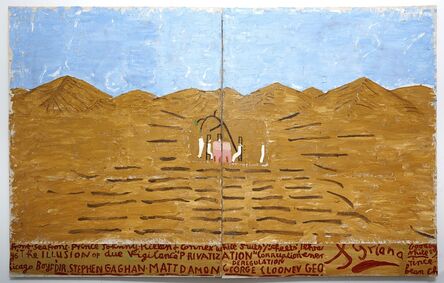 Rose Wylie, ‘Pink Table Cloth (Long Shot) (Film Notes)’, 2013