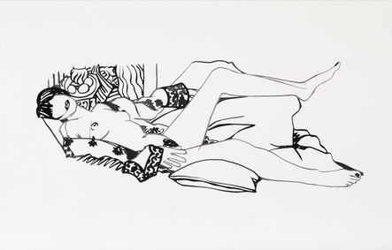 Tom Wesselmann, ‘Monica Nude with Purple Robe’, 1990