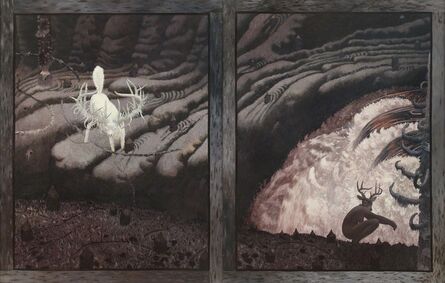 Tom Uttech, ‘Skull River Diptych’, 1976
