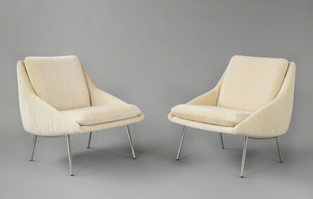 Steiner design studio, ‘Pair of armchairs 800’, 1958