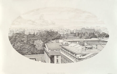Sandow Birk, ‘A Sniper's View of the White House (from the Willard Building)’, 2010