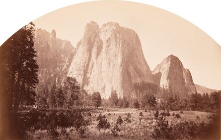 Carleton E. Watkins, ‘Cathedral Rocks, Yosemite’, 1878-81