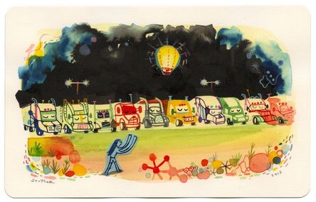 Souther Salazar, ‘Five Dollar Fire Balloons at the Truck Stop’, 2013