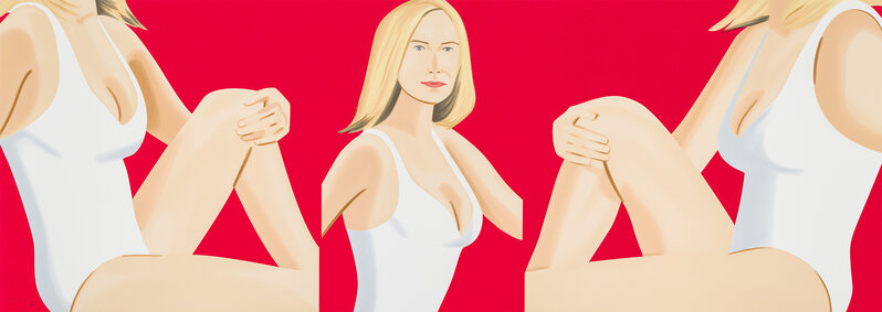 Alex Katz, ‘Coca-Cola Girl 9’, 2019, Print, 26-color silkscreen on Saunders Waterford High White HP 425 gsm fine art paper, William Campbell Gallery