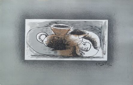 Georges Braque, ‘Théiére sur fond gris’, 1946-1947
