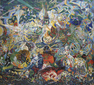 Joseph Stella, ‘Battle of Lights, Coney Island, Mardi Gras’, 1913-1913