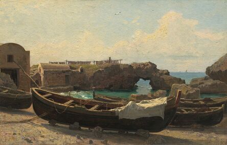 William Stanley Haseltine, ‘Marina Piccola, Capri’, ca. 1858