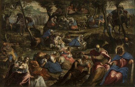 Jacopo Tintoretto, ‘The Gathering of the Manna’, 1590-1592