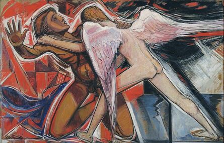 Roy de Maistre, ‘Jacob Wrestling with the Angel’, 1958
