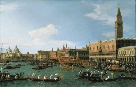 Canaletto, ‘Return of 'Il Bucintoro' on Ascension Day’, 1745-1750