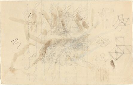 John Flaxman, ‘Angels Descending to the Daughters of Men’, probably c. 1821
