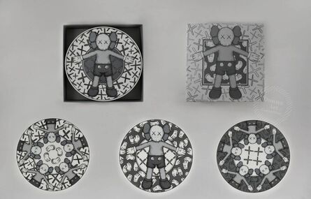 KAWS, ‘Grey Ceramic Plate Set by NGV & AllRightsReserved ’, 2019