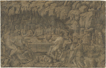 Luca Penni, ‘The Banquet of Achelous’, ca. 1545