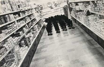 Eleanor Antin, ‘100 Boots in the Market, from the series 100 Boots, a set of 51 photo-postcards’, 1971