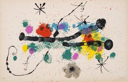 Joan Miró, ‘Je Travaille Comme Un Jardinier (Maeght 350)’, 1964