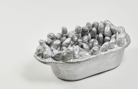 Yayoi Kusama, ‘Untitled (Silver Basket)’, 1963-1964