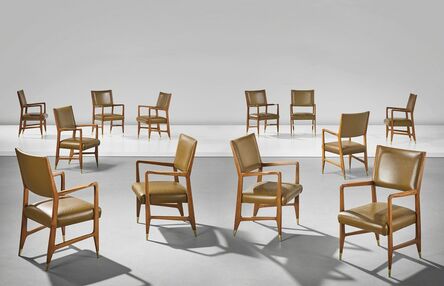 Gio Ponti, ‘Set of twelve armchairs, from the Dulciora offices, Milan’, ca. 1950