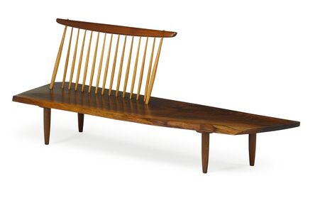 George Nakashima, ‘Special Bench with Back’, 1965