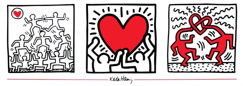 Keith Haring, ‘Untitled (1987)’, 1995, Print, Offset Lithograph, ArtWise