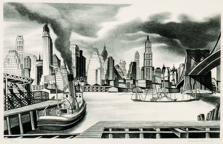 Ernest Fiene, ‘Waterfront (Manhattan)’, 1931