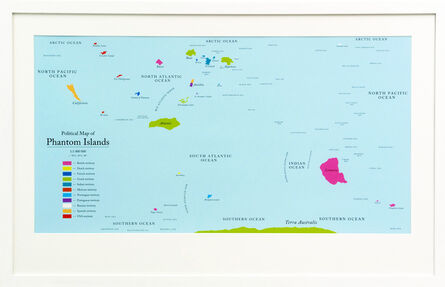 Agnieszka Kurant, ‘Political Map of Phantom Islands’, 2011