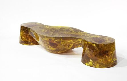 Ron Arad, ‘Two Legs and a Table (crystalline) Yellow’, 2022