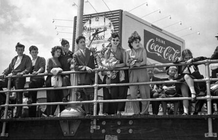 Harold Feinstein, ‘Coke Sign on the Boardwalk’, 1949