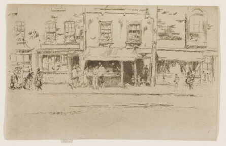 James Abbott McNeill Whistler, ‘The Fish Shop, Busy Chelsea’, 1886