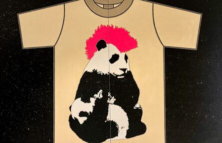 Rob Pruitt, ‘Panda T-shirt: Madonna with a mohawk child’, 2011