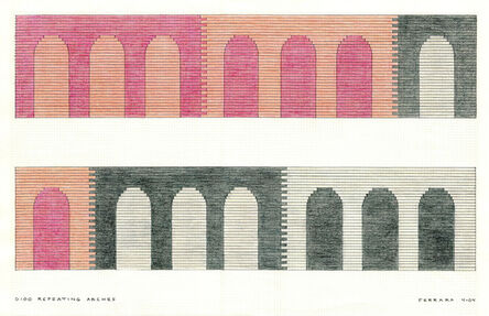 Jackie Ferrara, ‘D100 Repeating Arches’, 2004