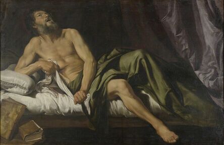 Domenico Fiasella, ‘Death of Cato’, ca. 1620